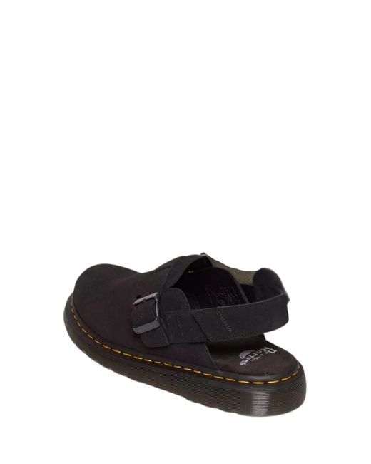Dr. Martens Black Mule Jorge Ii Suede for men