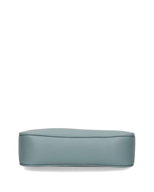 Emporio Armani Blue Baguette Shoulder Bag