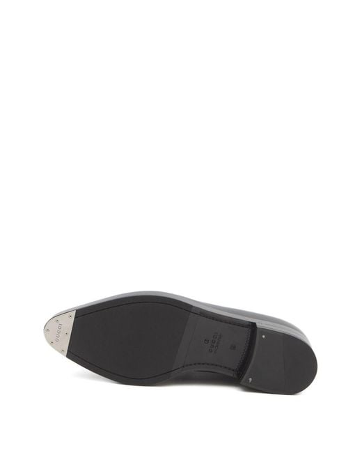 Gucci Black Moccasin With Clamp for men