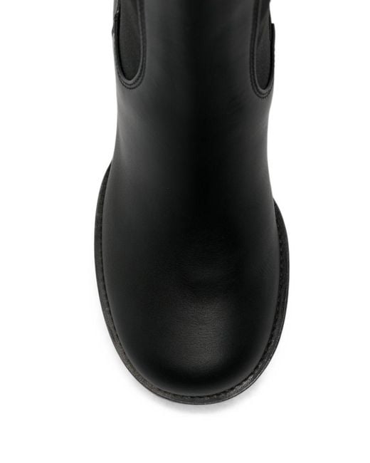 Sergio Rossi Black Leather Boots