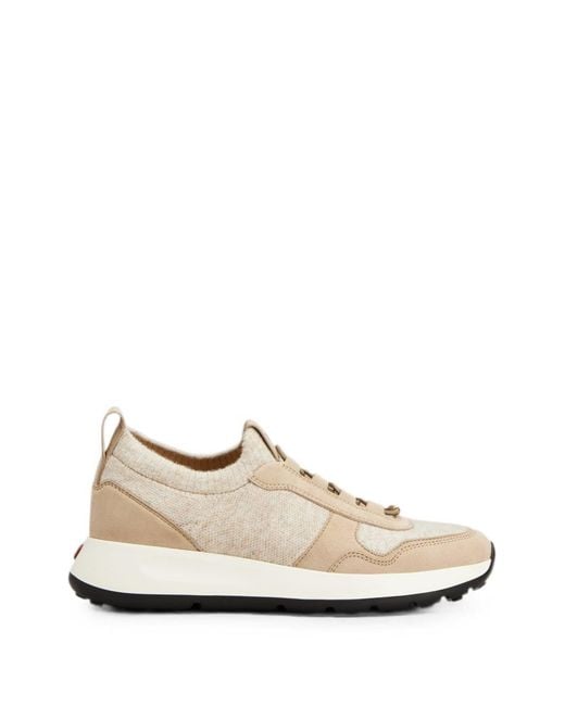 Tod's White Dot Socks Knitted Sneakers
