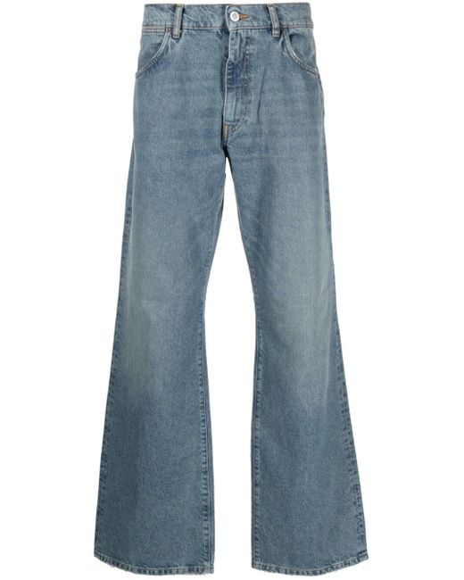 AMISH Blue Bootcut Denim Jeans for men