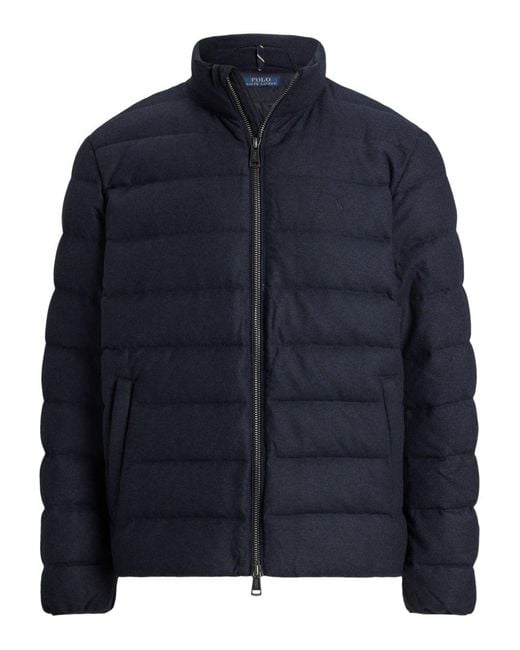 Polo Ralph Lauren Blue Zipped Up Bomber for men