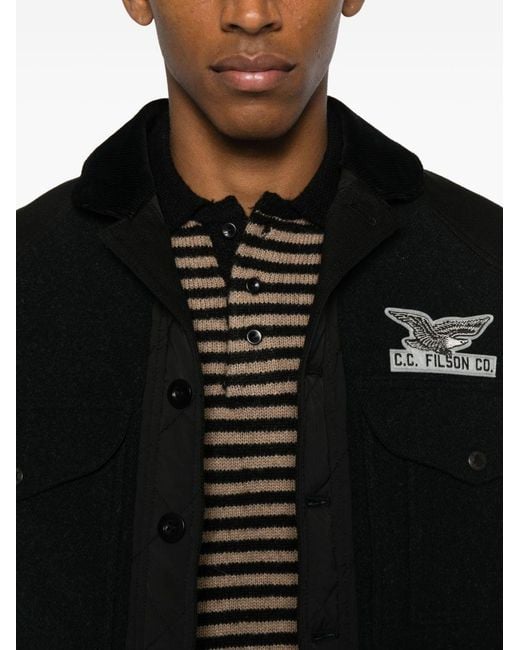 JUNYA WATANABE X FILSON Black Wool Jacket for men