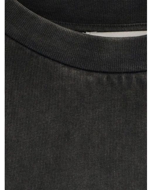 Entire studios Black Heavy Boxy T-Shirt for men