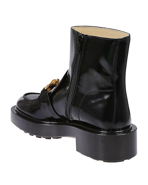 Bottega Veneta Black Monsieur Chunky Ankle Boots