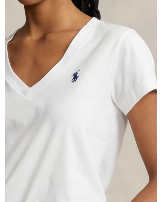 Polo Ralph Lauren White Cotton T-Shirt