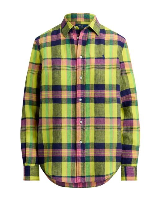 Polo Ralph Lauren Gray Classic Fit Plaid Shirt