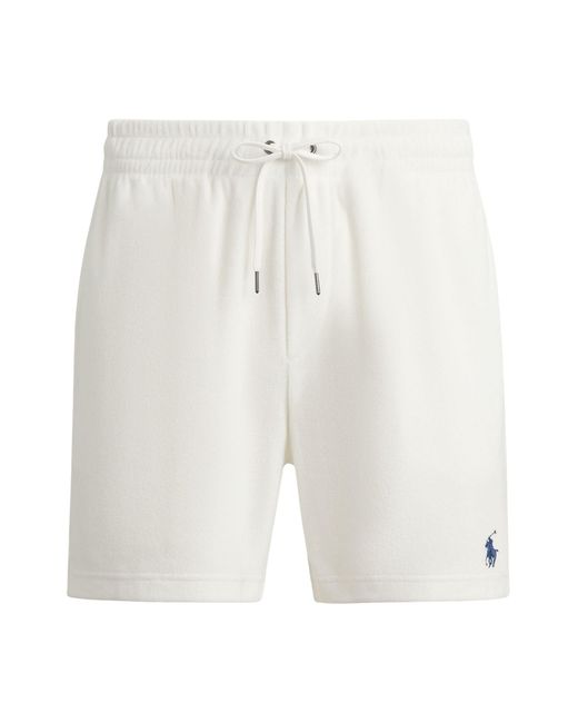 Polo Ralph Lauren White Shorts With Logo for men