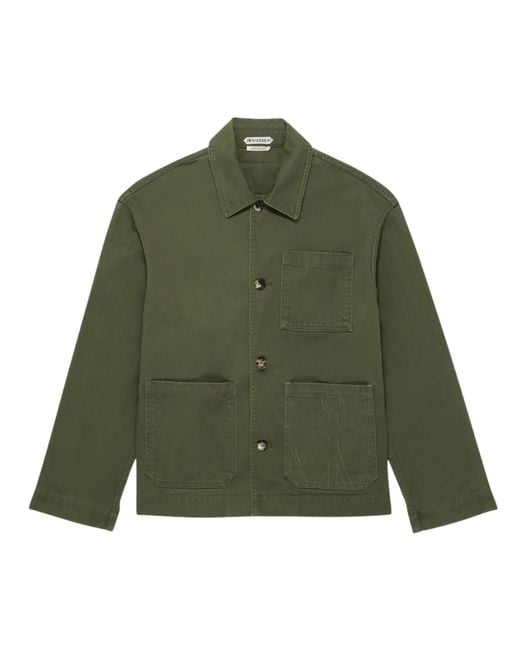 J.W. Anderson Green Patch Pocket Jacket for men