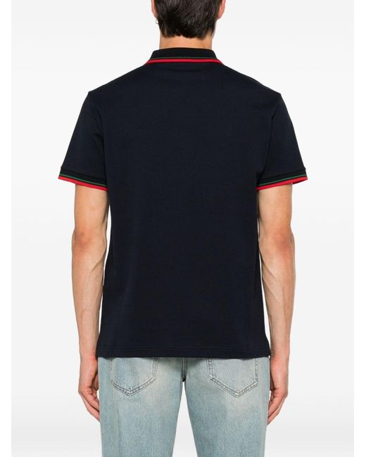 Gucci Black Logo Polo Shirt for men