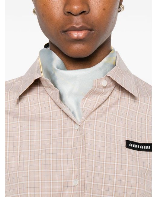 Miu Miu Pink Cotton Shirt
