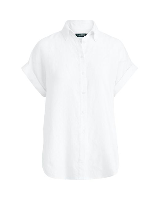 Ralph Lauren White Linen Shirt M/C