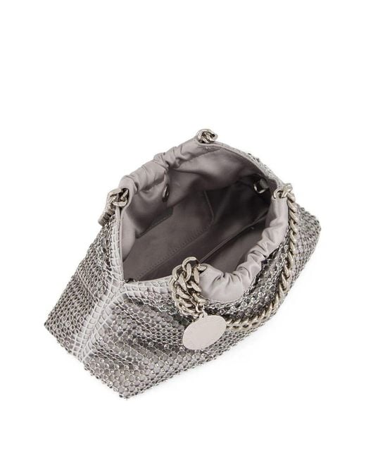 Stella McCartney White Falabella Drawstring Mini Tote