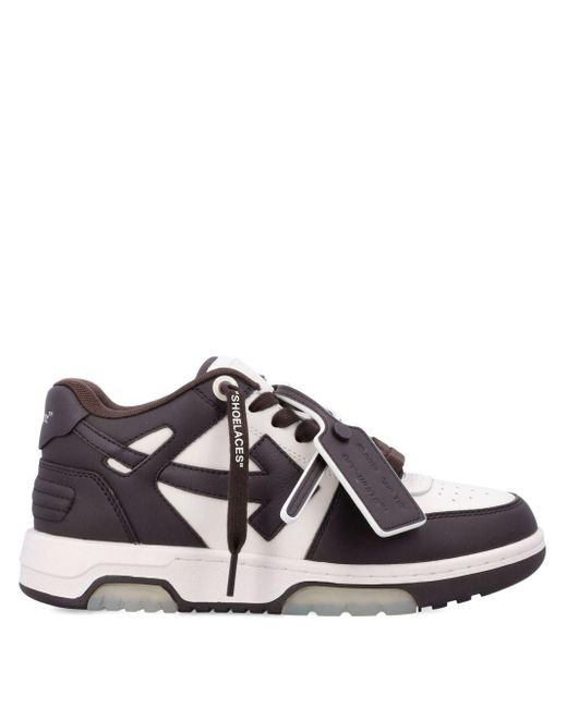 Off-White c/o Virgil Abloh White Out Of Office Leather Sneakers