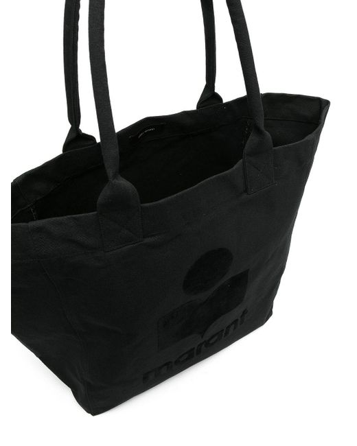 Isabel Marant Black Tote Bag With Print