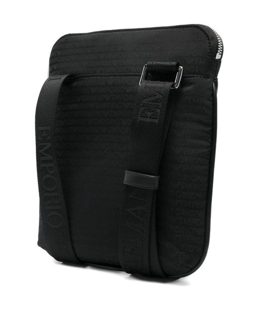 Emporio Armani Black Crossbody Bag for men