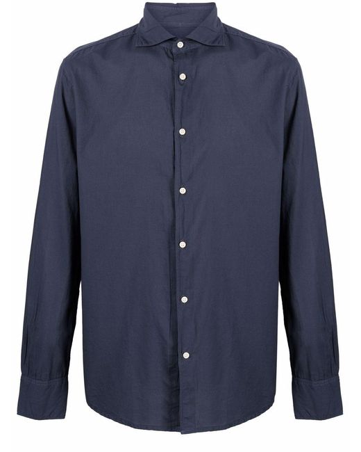 Deperlu Blue Leon Shirt for men