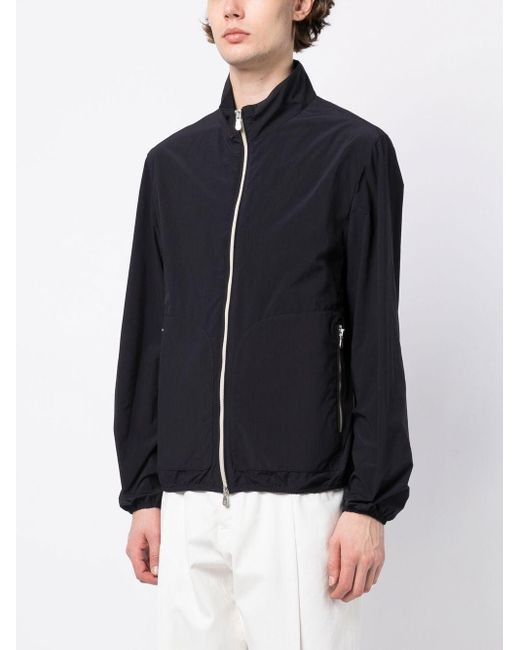 Brunello Cucinelli Black Water Resistant Blouson Jacket for men