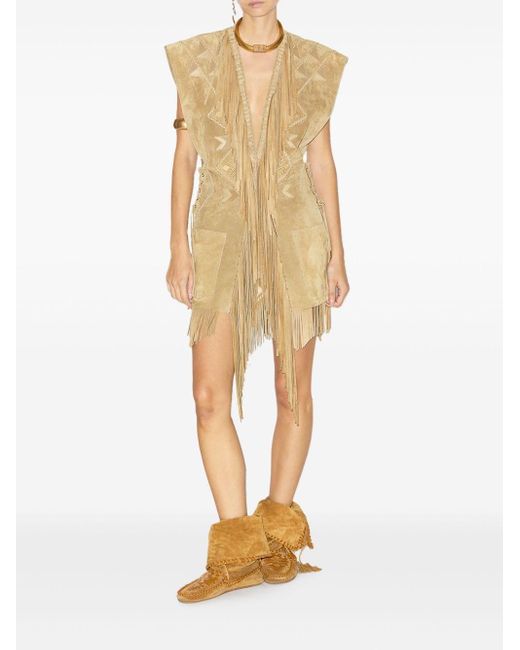 Gilet Dalila di Isabel Marant in Natural