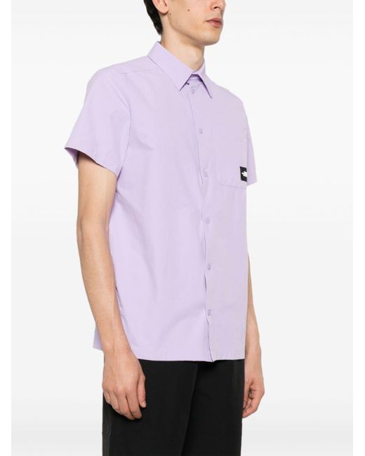 The North Face Purple Murray Logo-patch Shirt for men