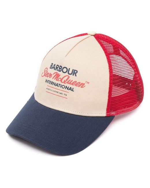 Barbour Pink Steve Mcqueen Hat for men