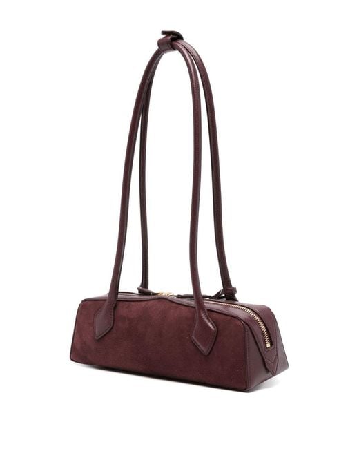 Alaïa Brown Le Teckel Small Leather Shoulder Bag