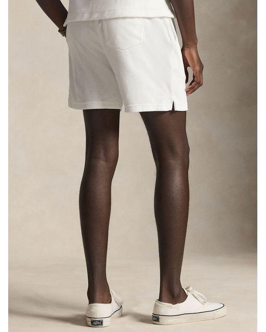 Polo Ralph Lauren White Shorts With Logo for men