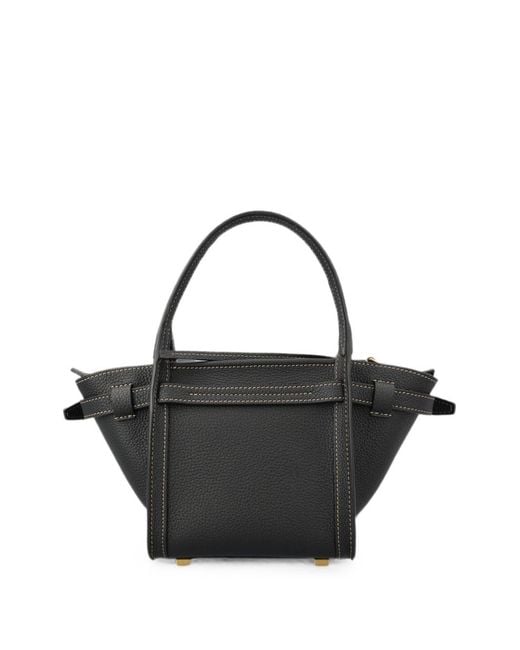Tod's Black T Timeless Micro Leather Handbag