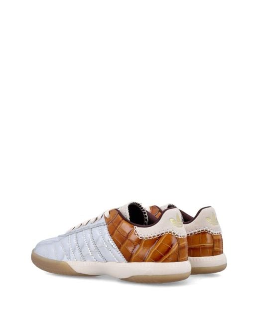 Adidas by Wales Bonner White Samba Metallic Sneakers for men