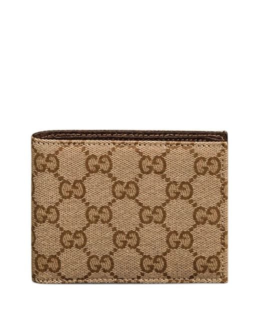 Gucci Brown Gg Bifold Wallet for men