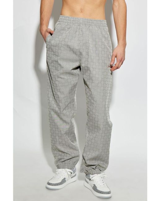 Pantaloni Con Monogramma di Givenchy in Gray da Uomo