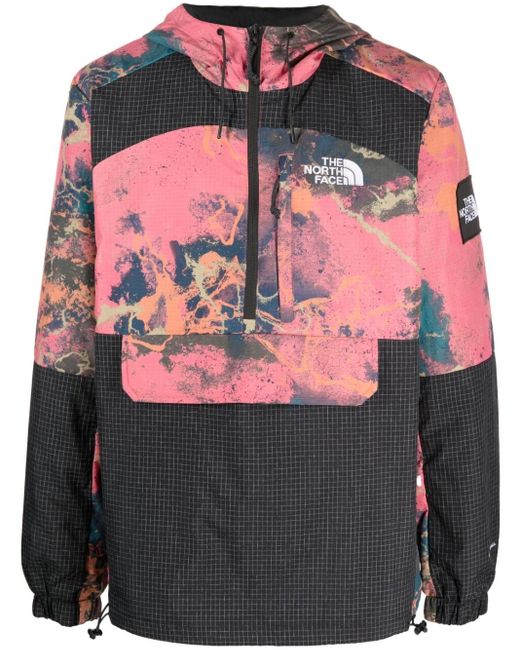 The North Face Pink Convin Anorak Aop Jacket for men
