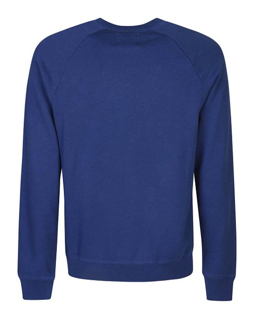 La Paz Blue Logo Organic Cotton Sweatshirt for men