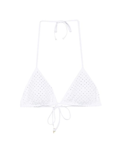 Fisico White Bikini With Studs
