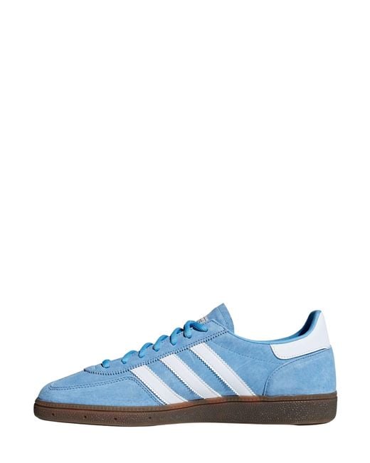 Adidas Blue Premium Leather Sneakers for men