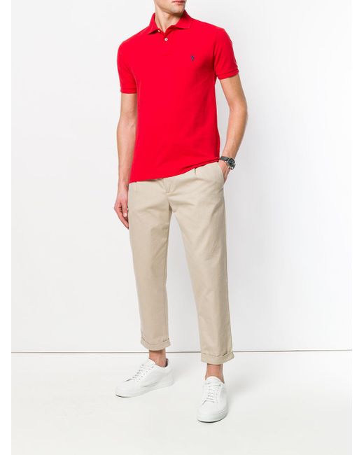 Polo Ralph Lauren Red Polo With Logo for men