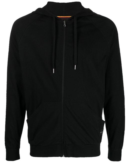 Paul Smith Black Cotton Hoodie for men