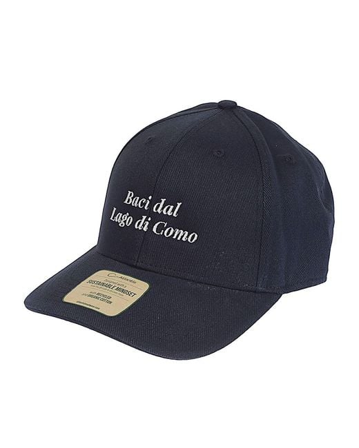 TESSABIT PRIVATE LABEL Blue Baci Dal Lago Di Como Baseball Cap