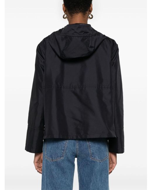 Fay Black Short Parka Coat
