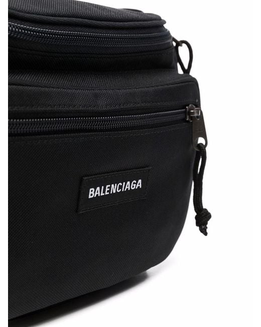Balenciaga Black Explorer Pouch for men