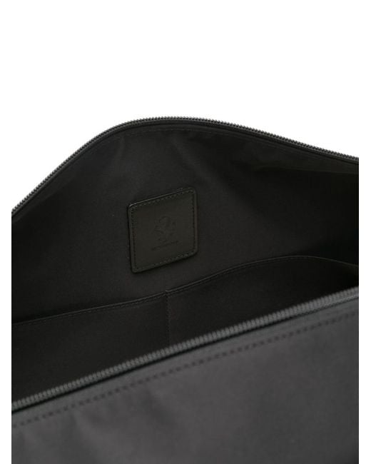 Ferrari Black Rubberised-logo Travel Bag