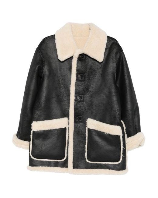 DUNST Black Faux Leather Jacket