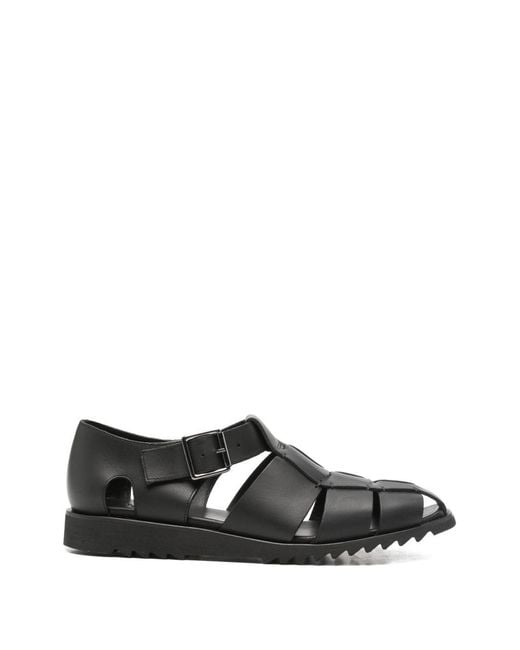 Paraboot Black Pacific Sport Sandals for men