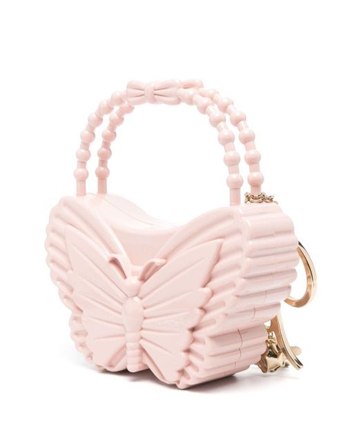 Blumarine Pink X Forbitches Butterfly-shaped Tote Bag