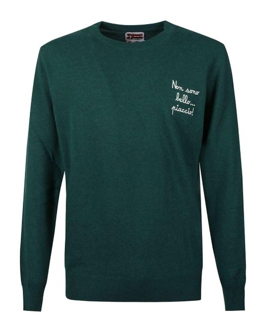 Mc2 Saint Barth Green Heron Sweatshirt for men