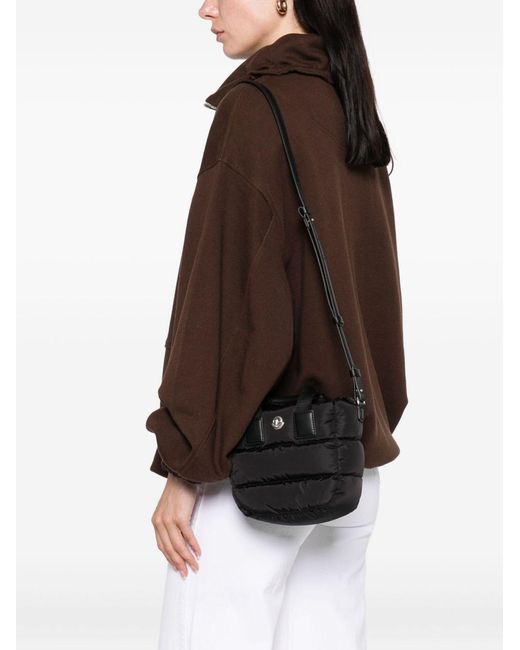 Moncler Black Caradoc Micro Nylon Crossbody Bag