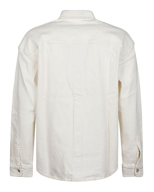 Dickies White Cotton Shirt for men