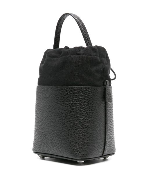 Maison Margiela Black 5ac Small Leather Bucket Bag