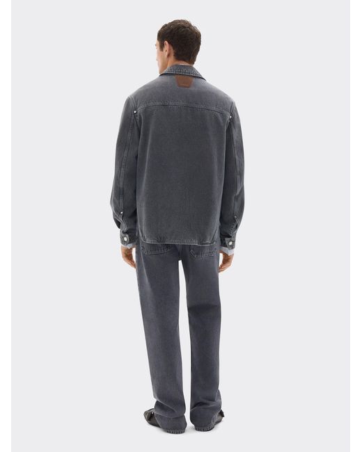 Ferrari Blue Cotton Jeans for men
